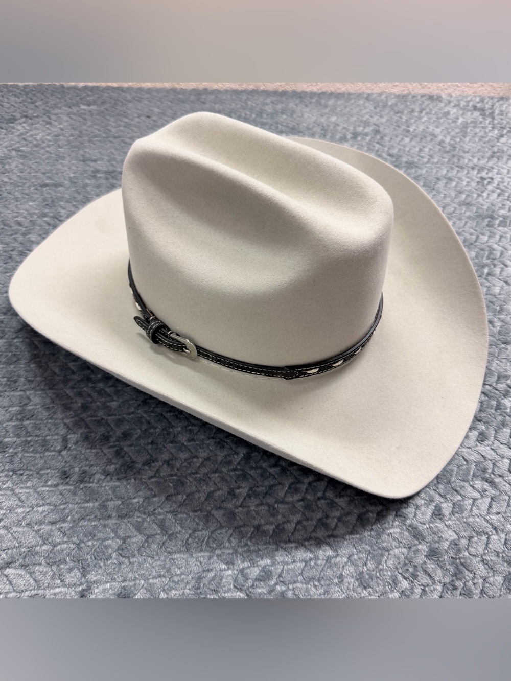 Resistol 4X Beaver Fur Felt Cowboy Hat Self-Conforming Made in Texas 7 1/2 60